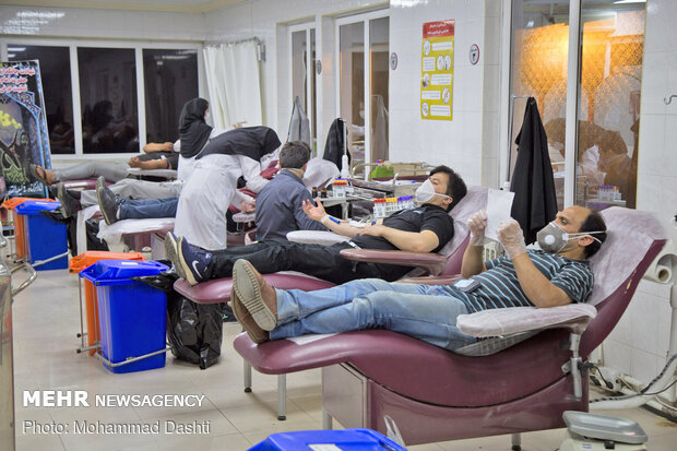 اهدای خون در شب بیست و یکم رمضان