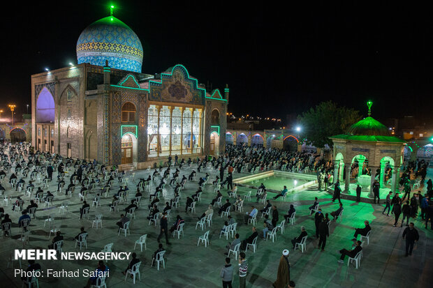 احیای شب بیست و یکم ماه مبارک رمضان در قزوین