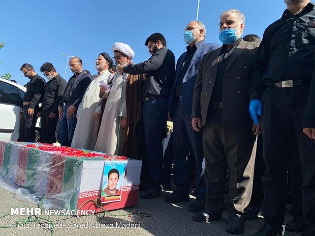 تشیع شهید مدافع حرم «ابوالفضل سرلک» در شهر ری