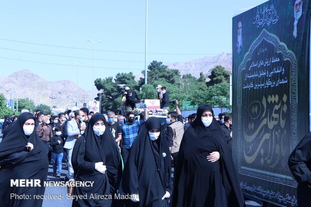 تشیع شهید مدافع حرم «ابوالفضل سرلک» در شهر ری
