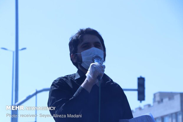 تشیع شهید مدافع حرم «ابوالفضل سرلک» در شهر ری