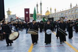 Kum kentinde Hz. İmam Ali (a.s) için matem merasimi