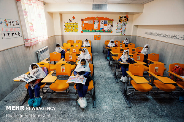 Schools reopened in Hamedan