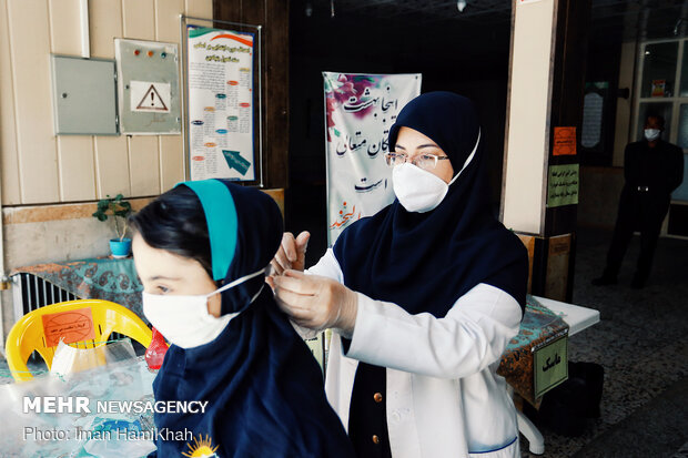 Schools reopened in Hamedan