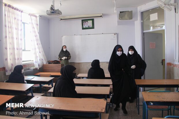 بازگشایی مدارس در سمنان