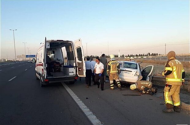 تصادف در جاده های زنجان۶  کشته و مصدوم برجای گذاشت