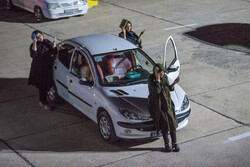 People of Shiraz observe Night of Decree in personal cars amid pandemic