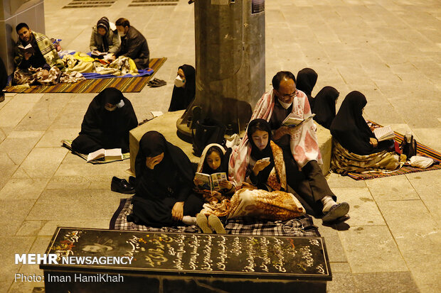 احیای شب بیست و سوم ماه مبارک رمضان در همدان
