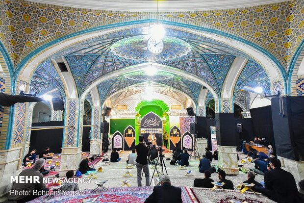 احیای شب بیست و سوم ماه مبارک رمضان در مساجد اراک