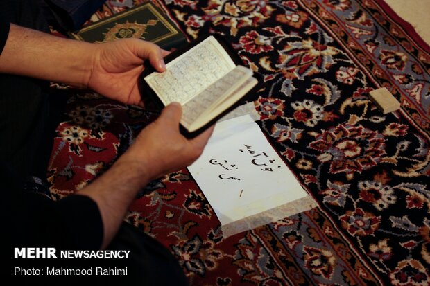 شب قدر در مدرسه عالی شهید مطهری