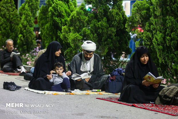 Third ceremony of Night of Decree held in Qom