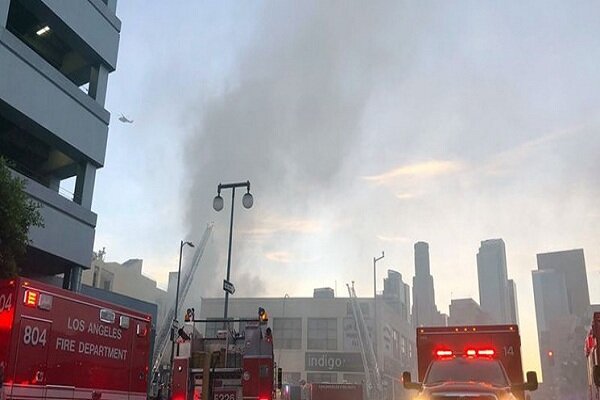 VIDEO: 11 firefighters injured in LA explosion