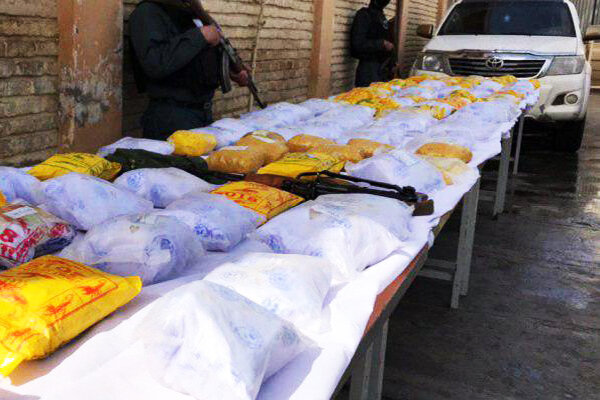 Over 1.5 tons of narcotics confiscated in SE Iran