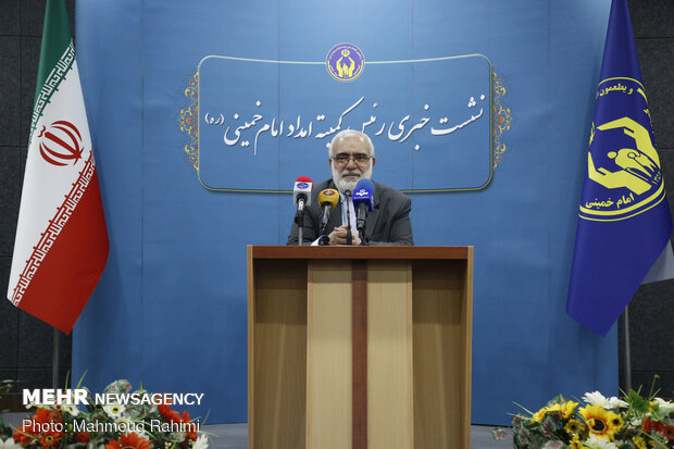 نشست خبری سید مرتضی بختیاری رئیس کمیته امداد امام خمینی (ره)