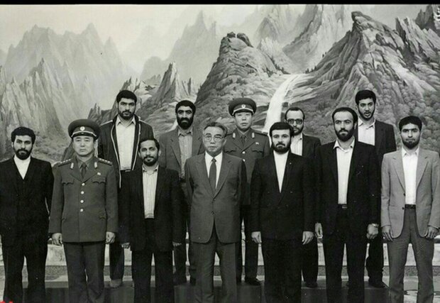 دیدار نظامی شهید طهرانی مقدم با کیم ایل سونگ رهبر کره شمالی