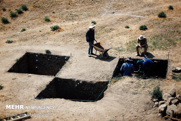 Archaeological excavations of Hegmataneh 