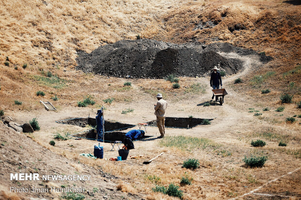 Archaeological excavations of Hegmataneh 