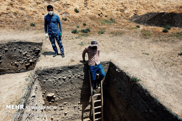 Archaeological excavations of Hegmataneh 