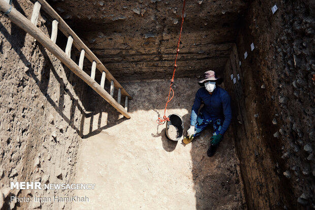 Archaeological excavations of Hegmataneh 