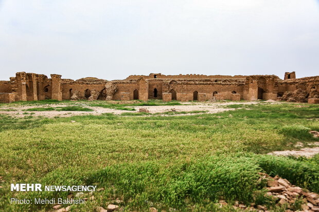 Mohammad Abad stony caravansary in Qom
