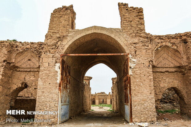 Mohammad Abad stony caravansary in Qom
