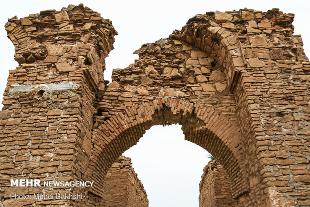 Mohammad Abad stony caravansary in Qom
