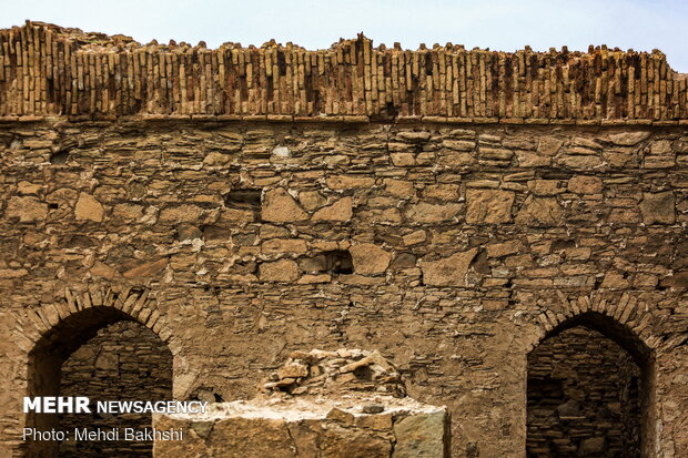 Mohammad Abad stony caravansary in Qom
