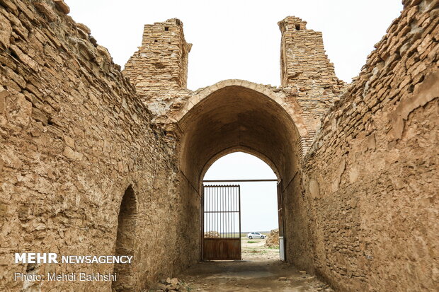 Mohammad Abad stony caravansary in Qom
