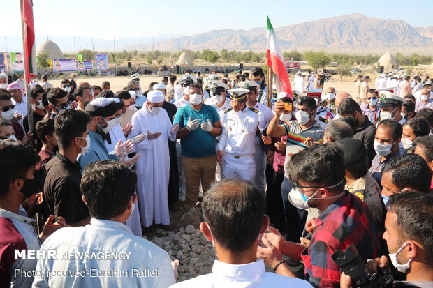 مراسم خاکسپاری شهید فخرالدین فلک نازی در روستای دهتل