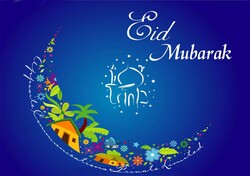 Felicitations on Eid-al-Fitr