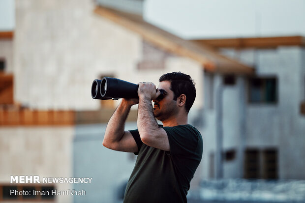 استهلال هلال ماه شوال در همدان