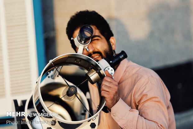 Sighting Shawwal crescent moon in Hamedan