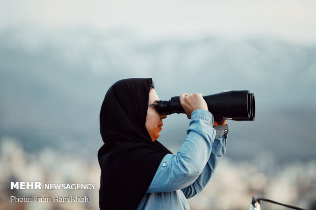 Sighting Shawwal crescent moon in Hamedan