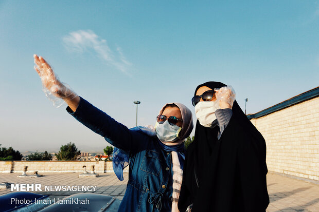 Sighting Shawwal crescent moon in Hamedan