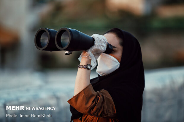 Sighting Shawwal crescent moon in Hamedan