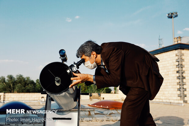 Sighting Shawwal crescent moon in Hamedan