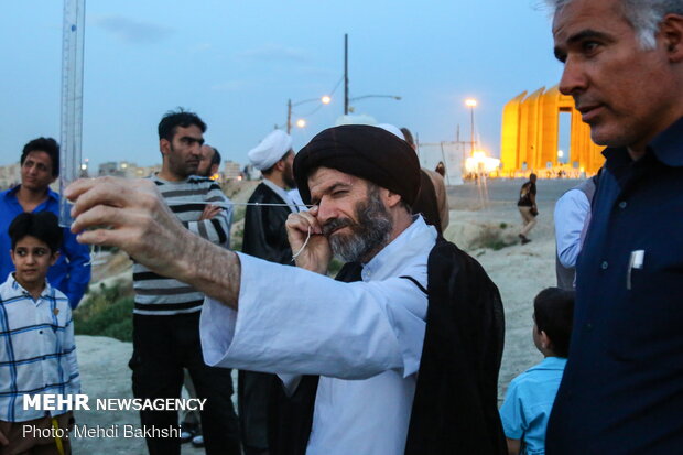 استهلال ماه شوال در قم