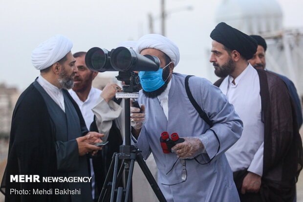 استهلال ماه شوال در قم