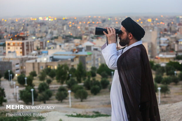 استهلال ماه شوال در قم