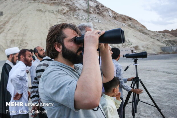استهلال ماه شوال در قم