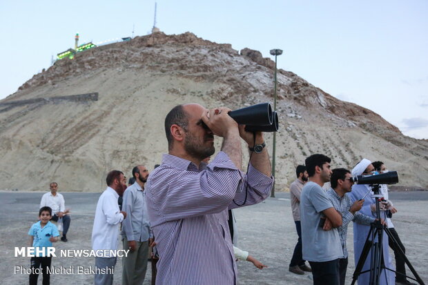 استهلال ماه شوال در قم