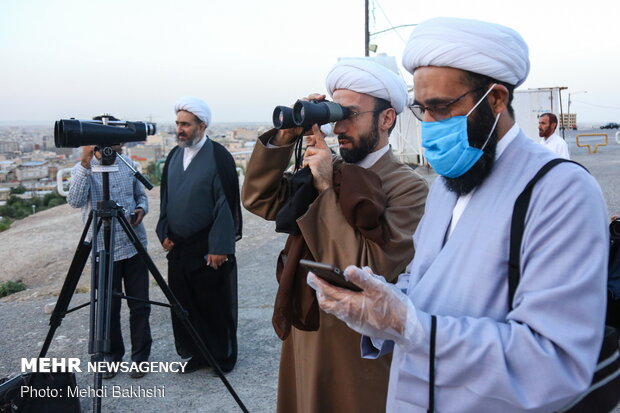 استهلال ماه شوال در قم