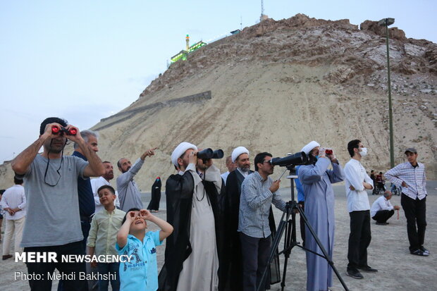 استهلال ماه شوال در قم