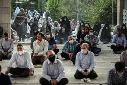 Eid al-Fitr prayers in Tehran University