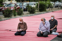 اکباتان سٹی میں نماز عید فطر کی ادائیگي