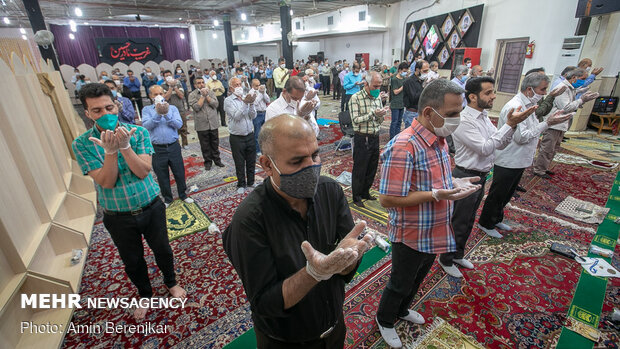 Şiraz'daki Bayram namazından fotoğraflar