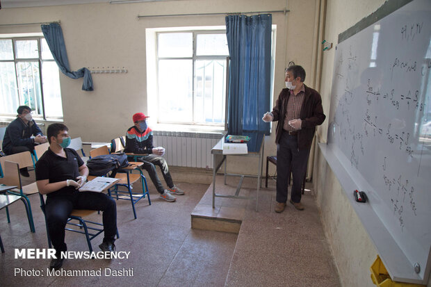 رعایت پروتکل های بهداشتی در مدارس اردبیل