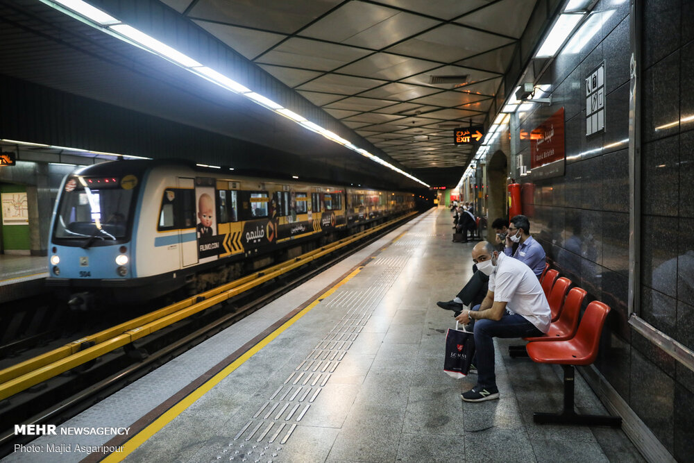 ساعت کار مترو تهران تا ۱۲ شب افزایش یافت