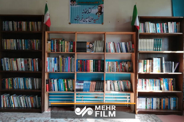 تاسیس کتابخانه «شهید خرازی» در یک روستای محروم