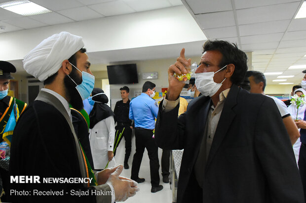 قدردانی خادمین مسجد جمکران از مدافعان سلامت